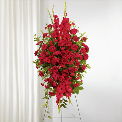 From the Heart Standing Spray –  Floral Design By Nikki, Irvine KY