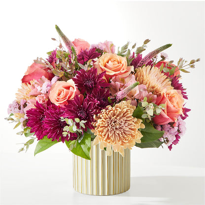 Berry Cobbler Bouquet with Ivory Vase –  Floral Design By Nikki, Irvine KY