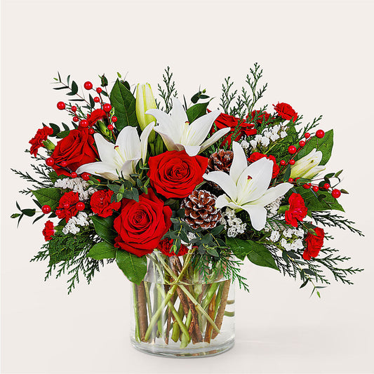 Best in Snow Bouquet –  Floral Design By Nikki, Irvine KY