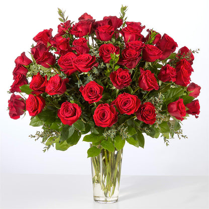 Forever Yours Fifty Stem Red Rose Bouquet –  Floral Design By Nikki, Irvine KY