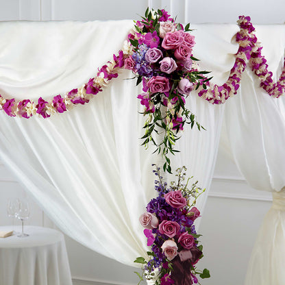 Color & Light Chuppah Decor –  Floral Design By Nikki, Irvine KY