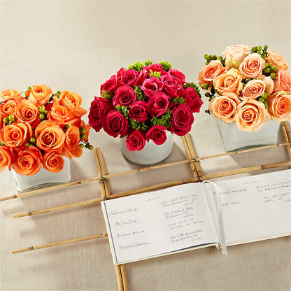Dawn Rose Centerpiece –  Floral Design By Nikki, Irvine KY
